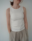 2WAY button tank top
