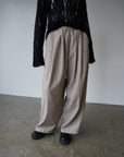 Jacquard slacks pants