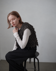 Boucle fringe vest