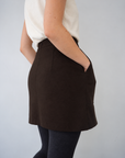 Pocket rap mini skirt
