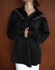 Satin race over shirt