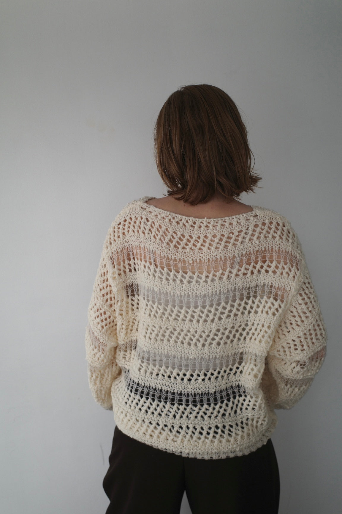 Design pattern sheer knit