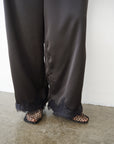【SET】Race satin pants