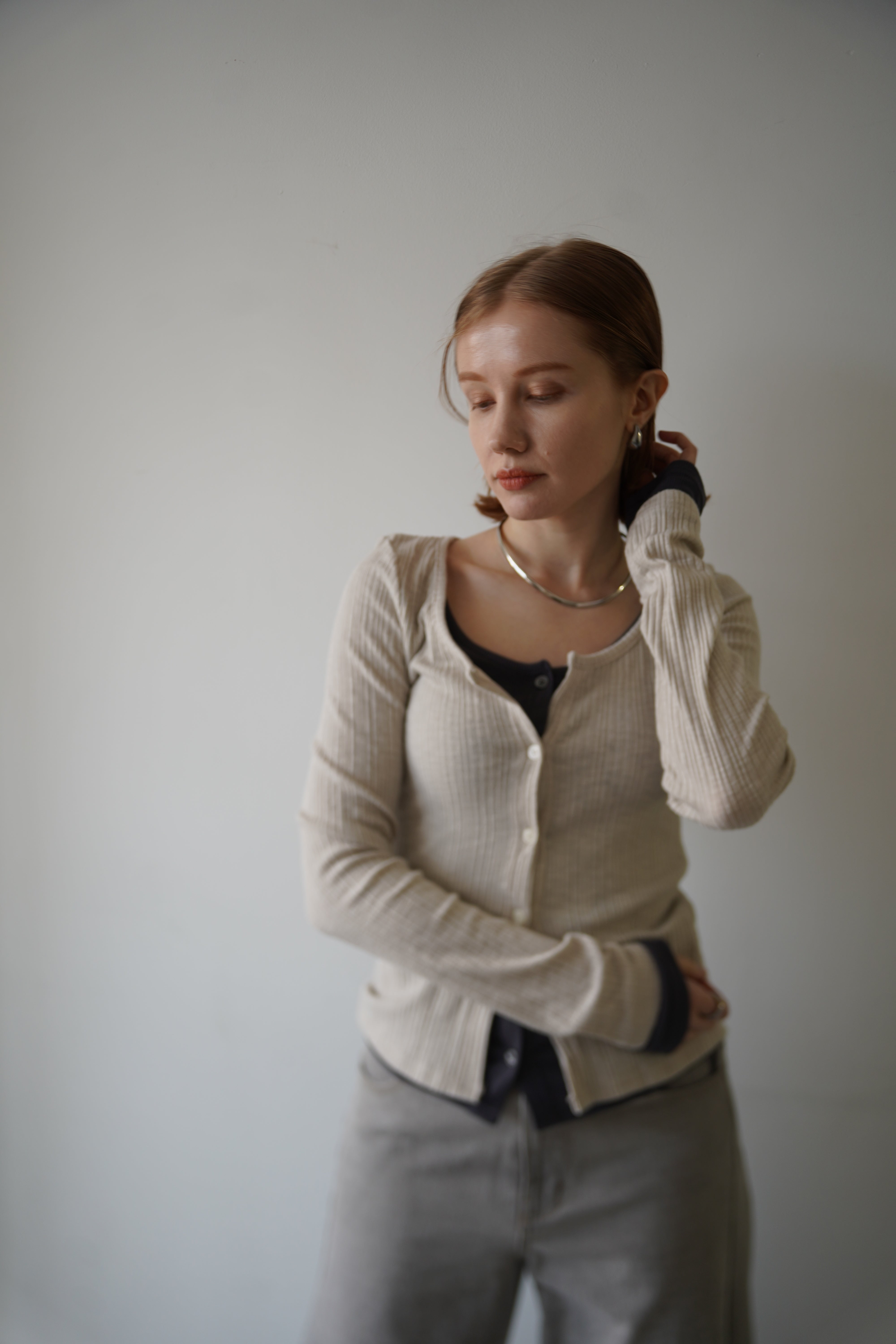 タイムセール 半額 Layered WELINOA – cardigan lib トップス