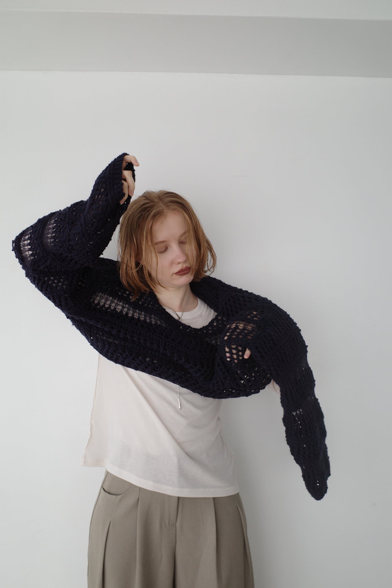 Design pattern sheer knit