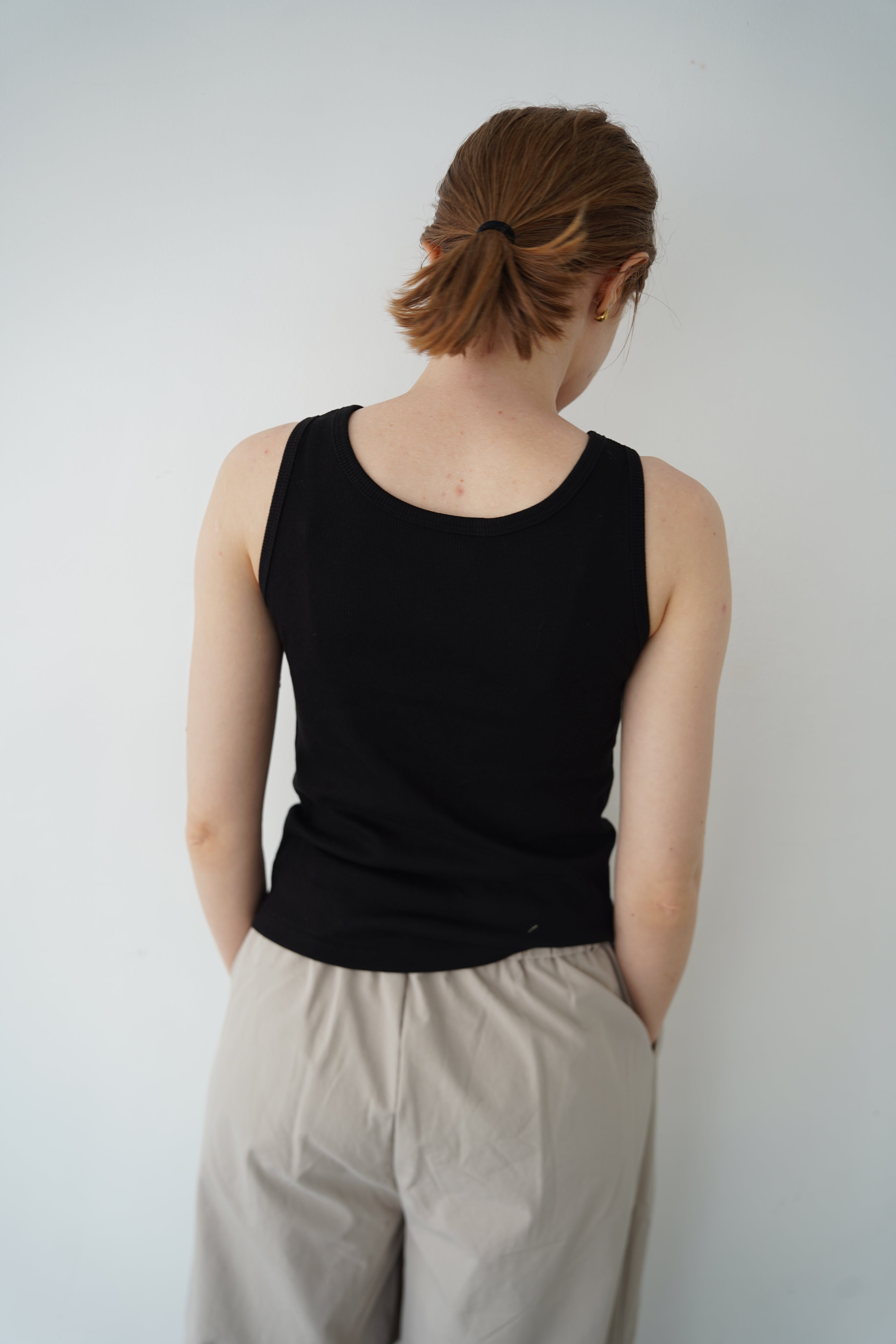 2WAY button tank top