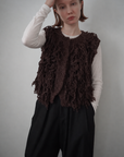 Boucle fringe vest