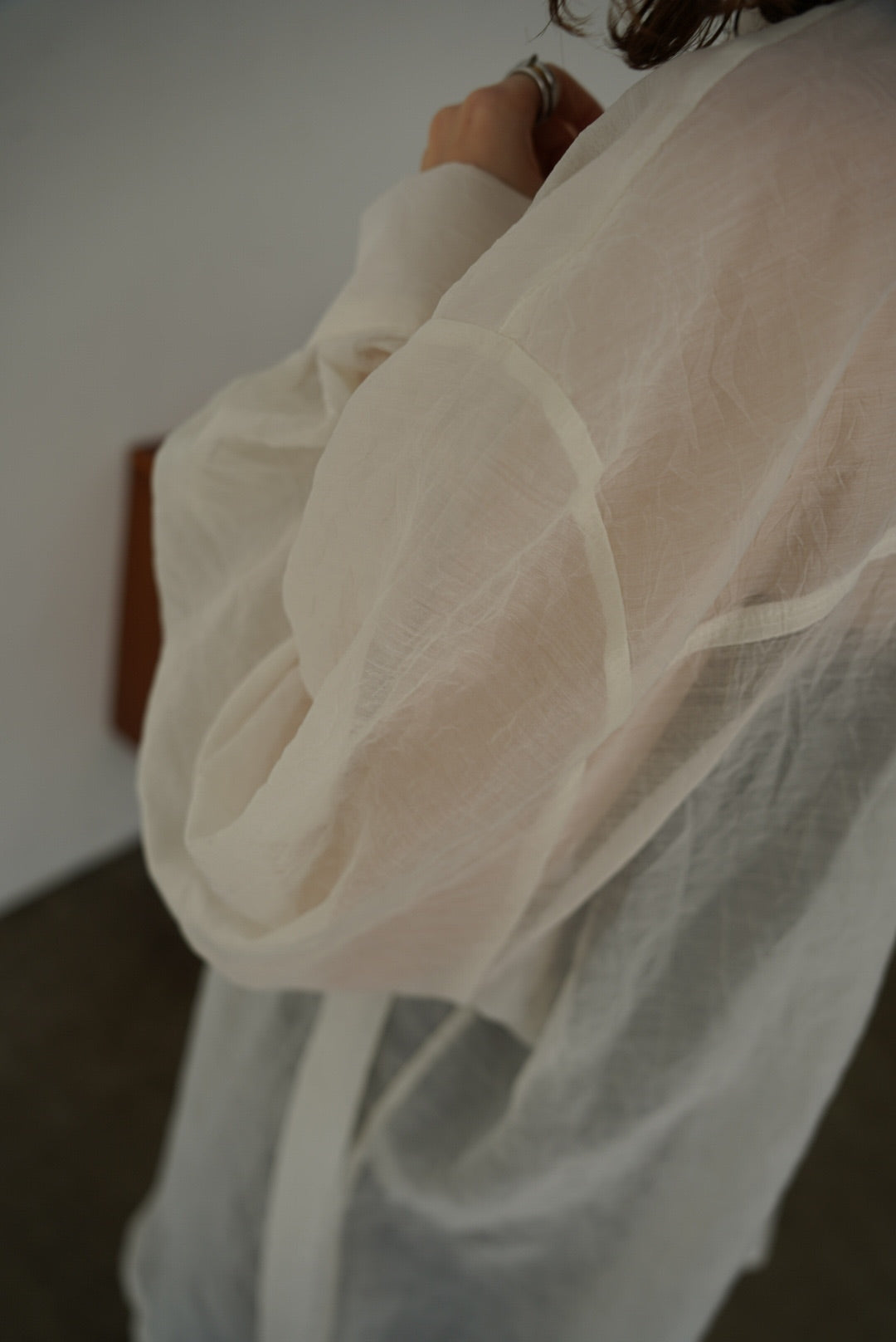 Wrinkle processing shirt