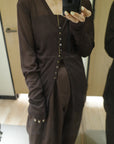 Sheer bustier cardigan