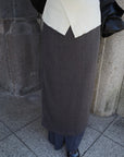 Alpaca layered skirt