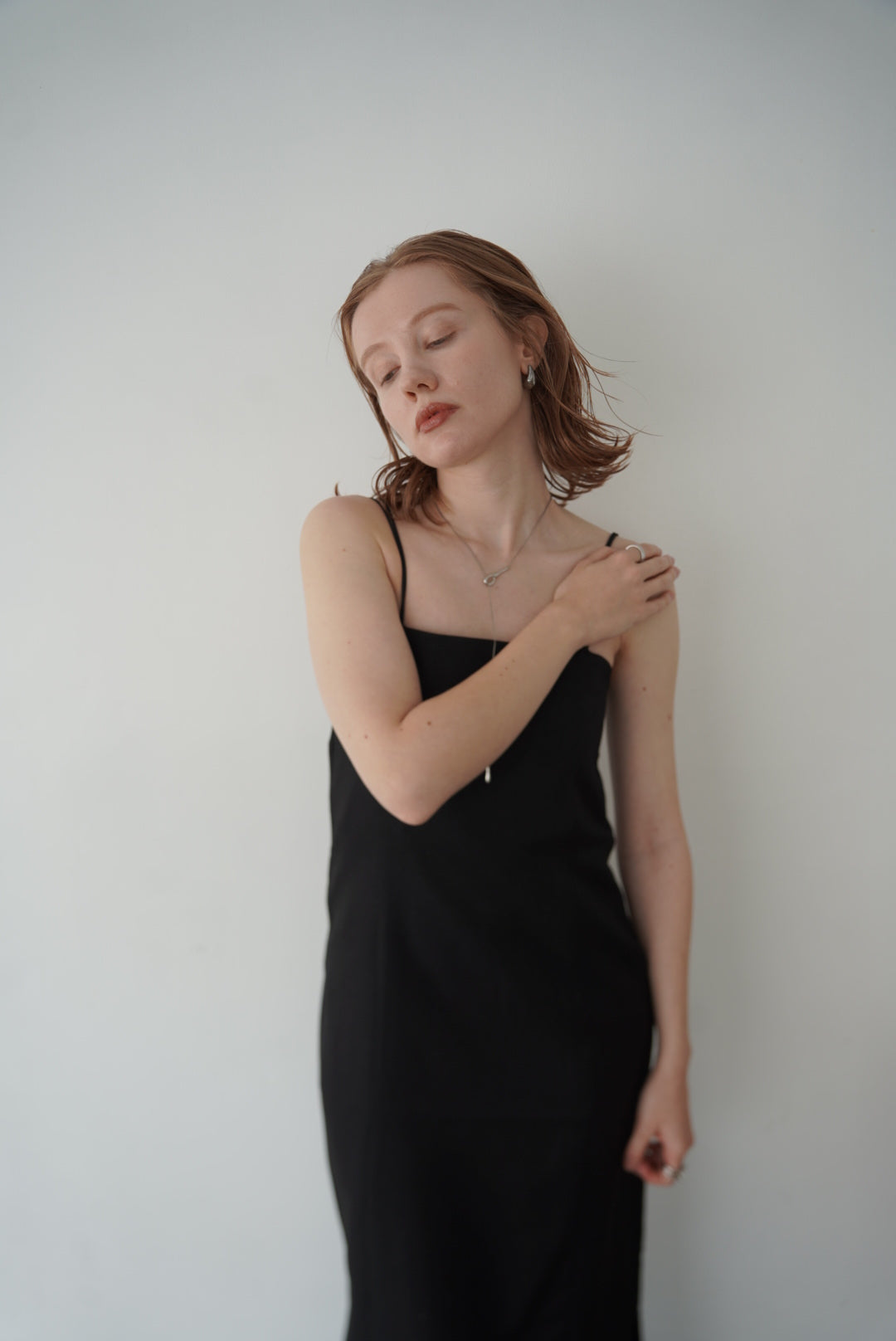 Twill camisole one-piece