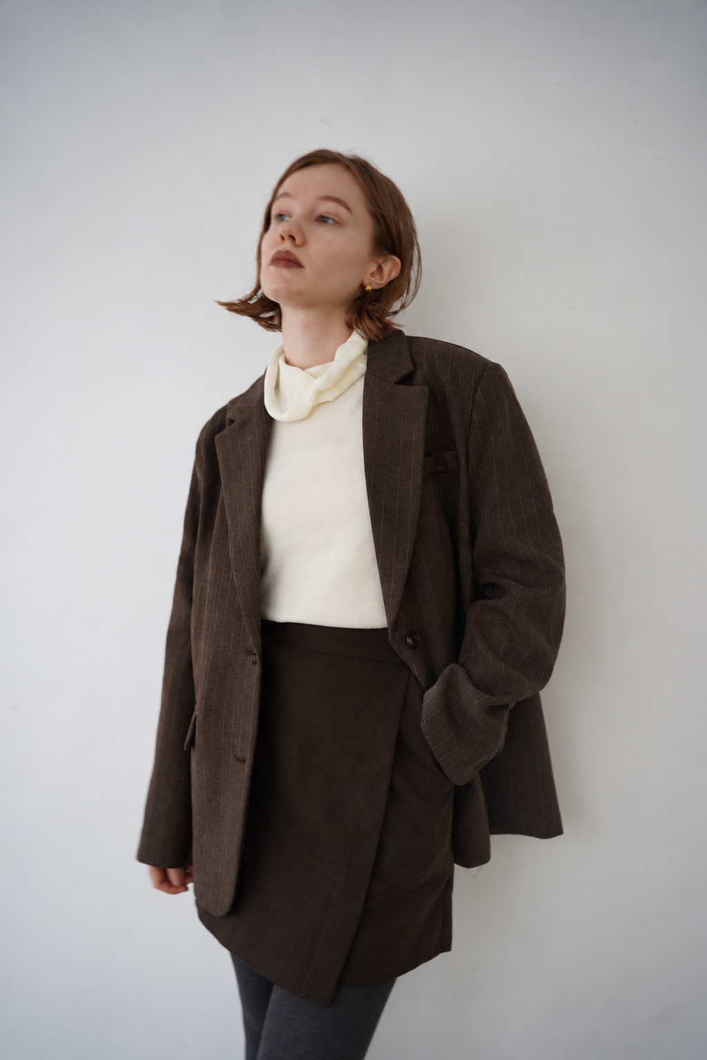 Pin stripe wool JK