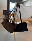 Square suède bag