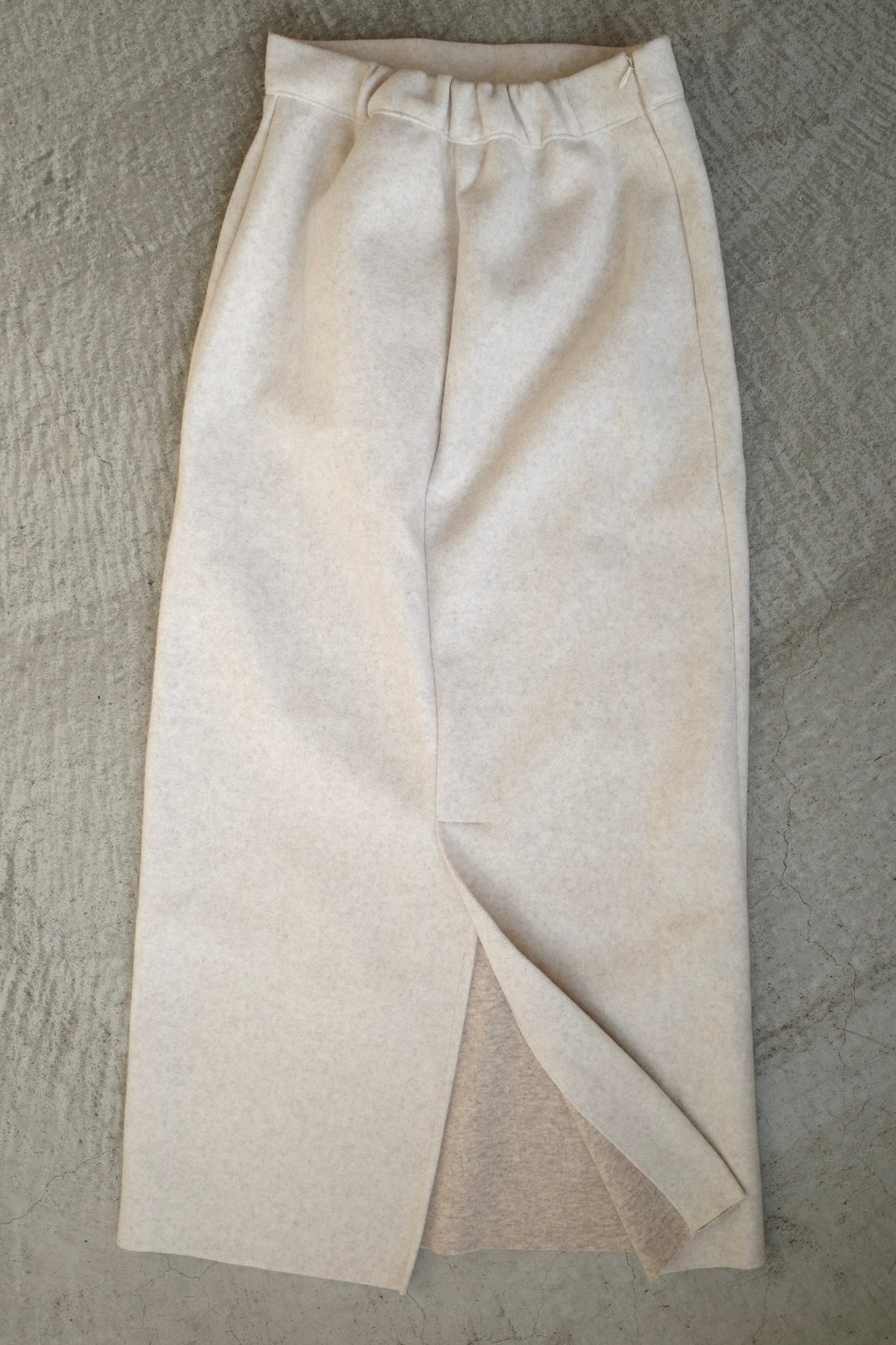 Wool soft long skirt