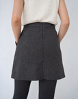 Pocket rap mini skirt