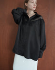 Satin race over shirt