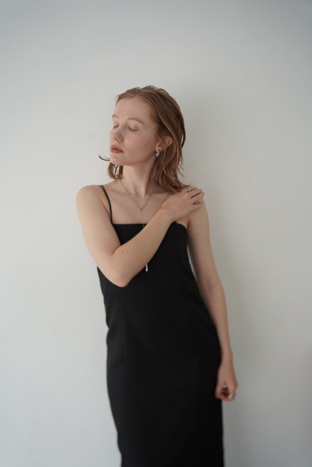Twill camisole one-piece
