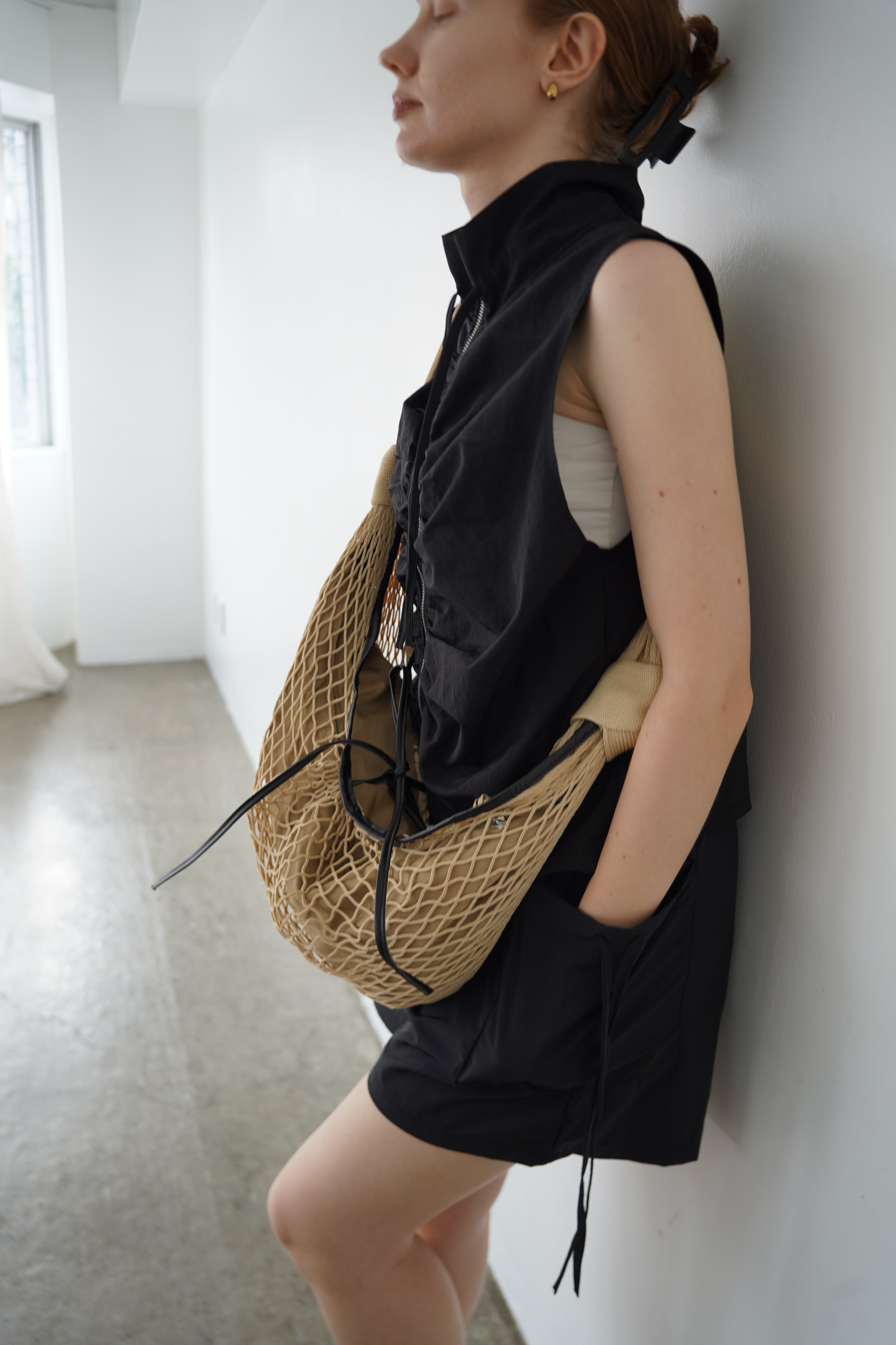 Crochet shoulder bag