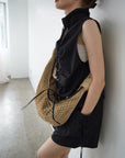 Crochet shoulder bag
