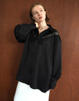 Satin race over shirt