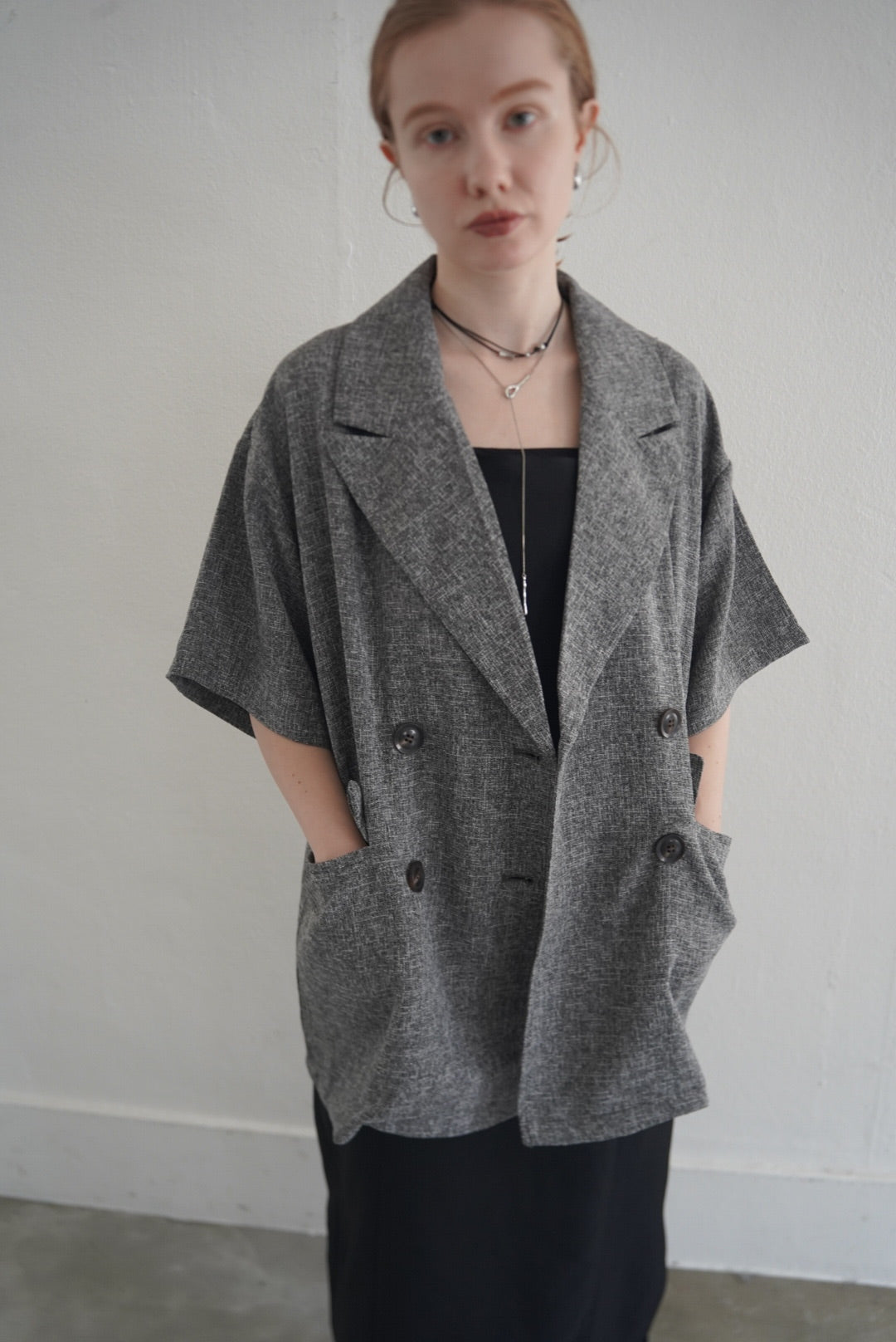 Summer tweed half sleeve JK