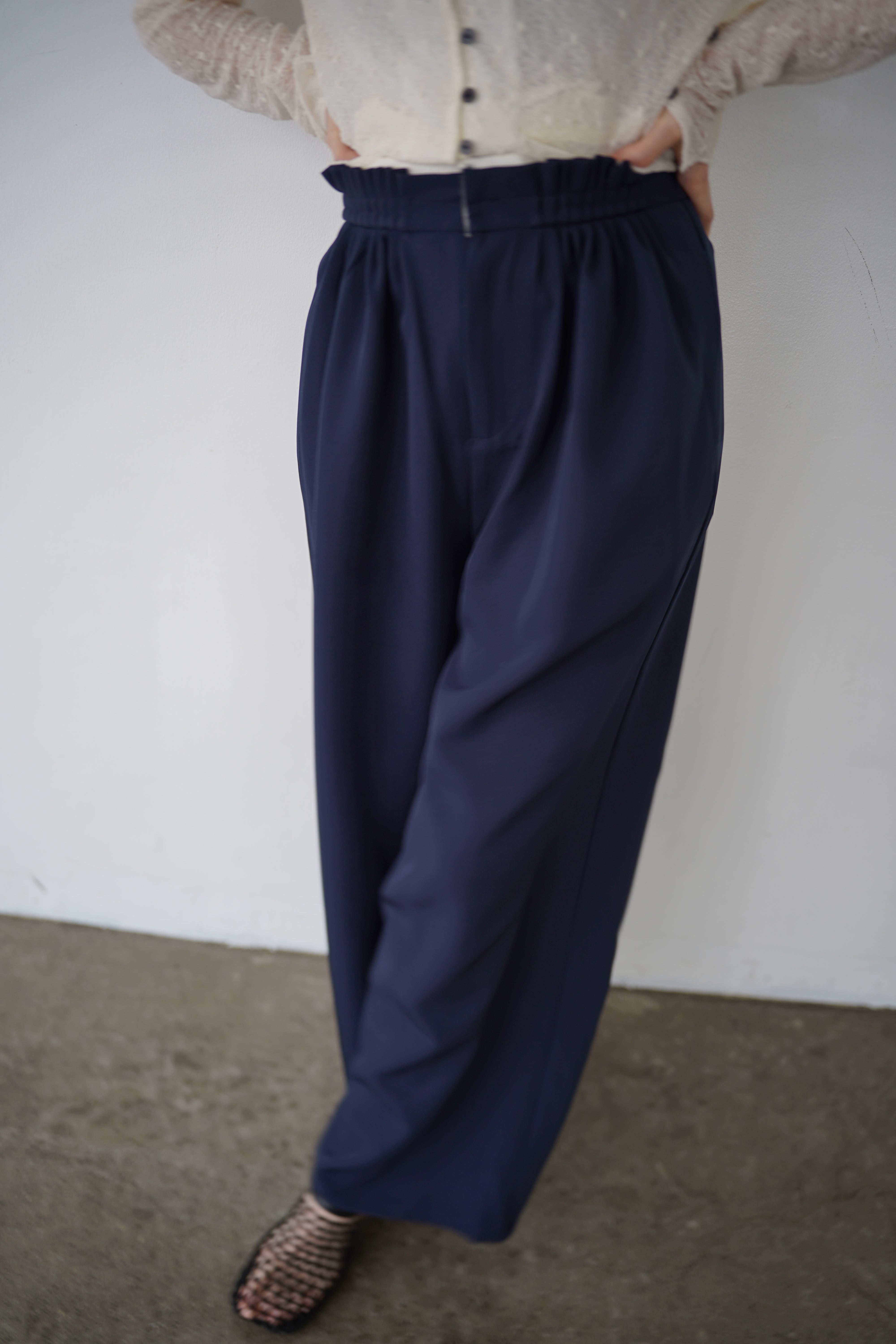Georgette layered pants