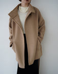 【予約販売】11月中旬発送-Back button stand shaggy coat