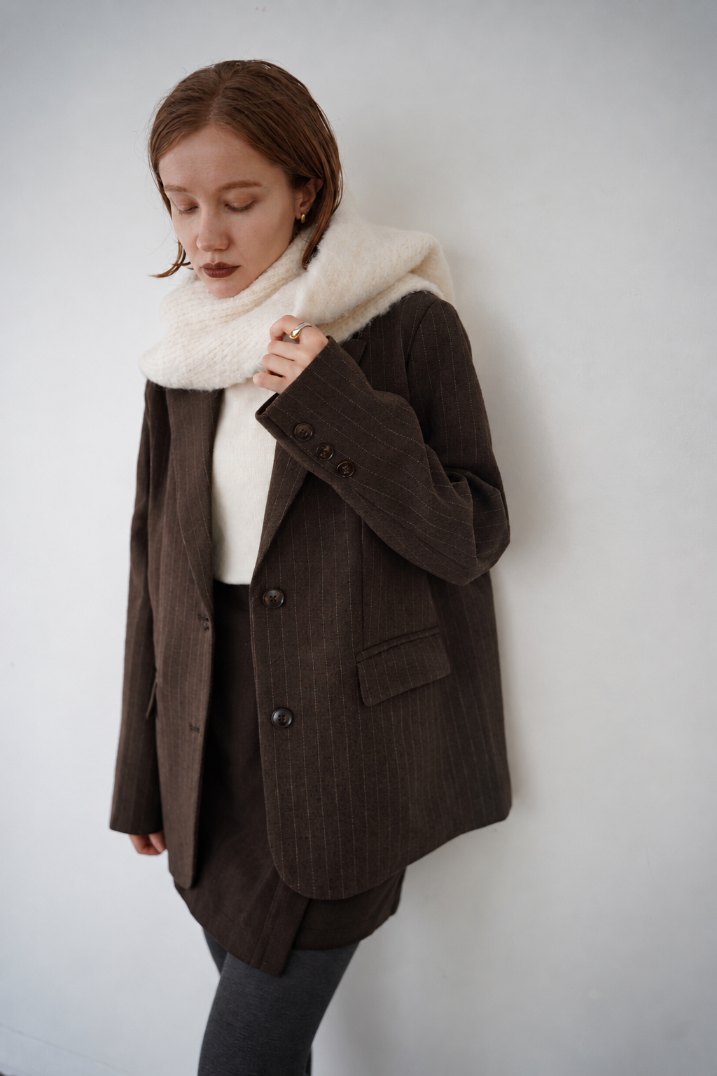 Pin stripe wool JK
