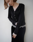 Cut lib race docking cardigan