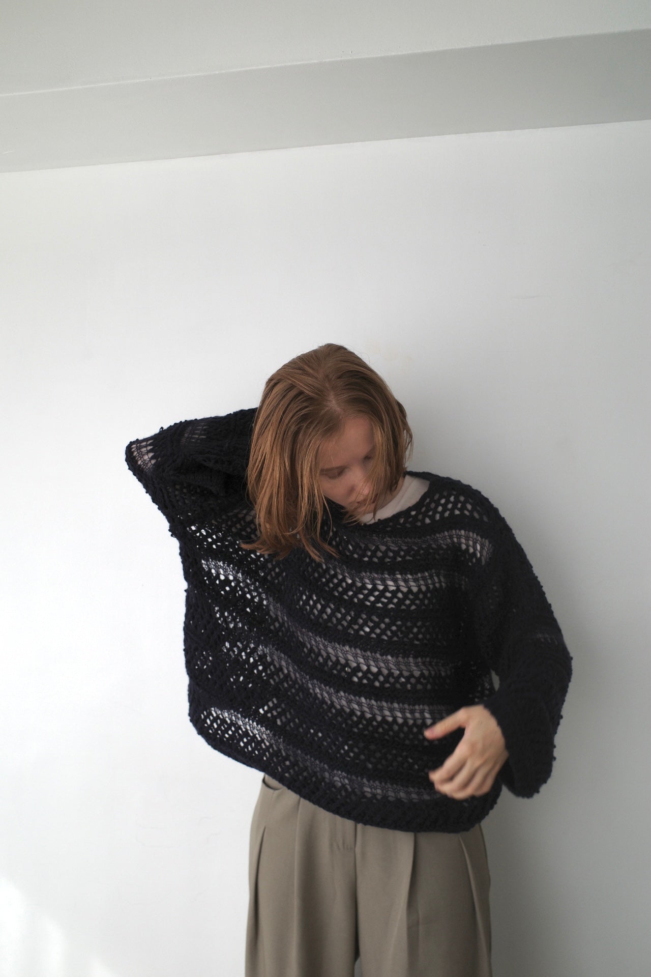 Design pattern sheer knit
