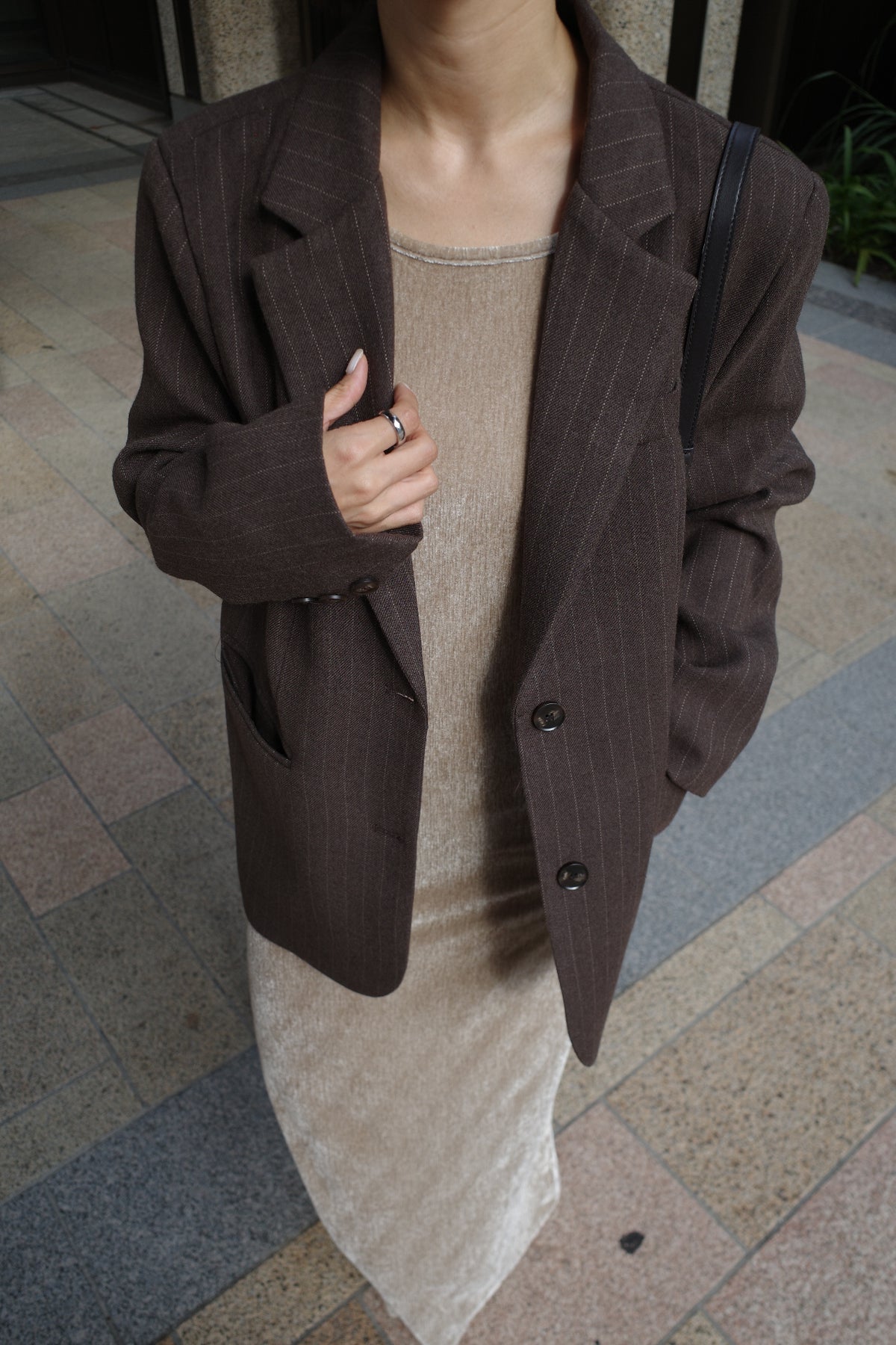 Pin stripe wool JK