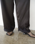 【SET】Race satin pants