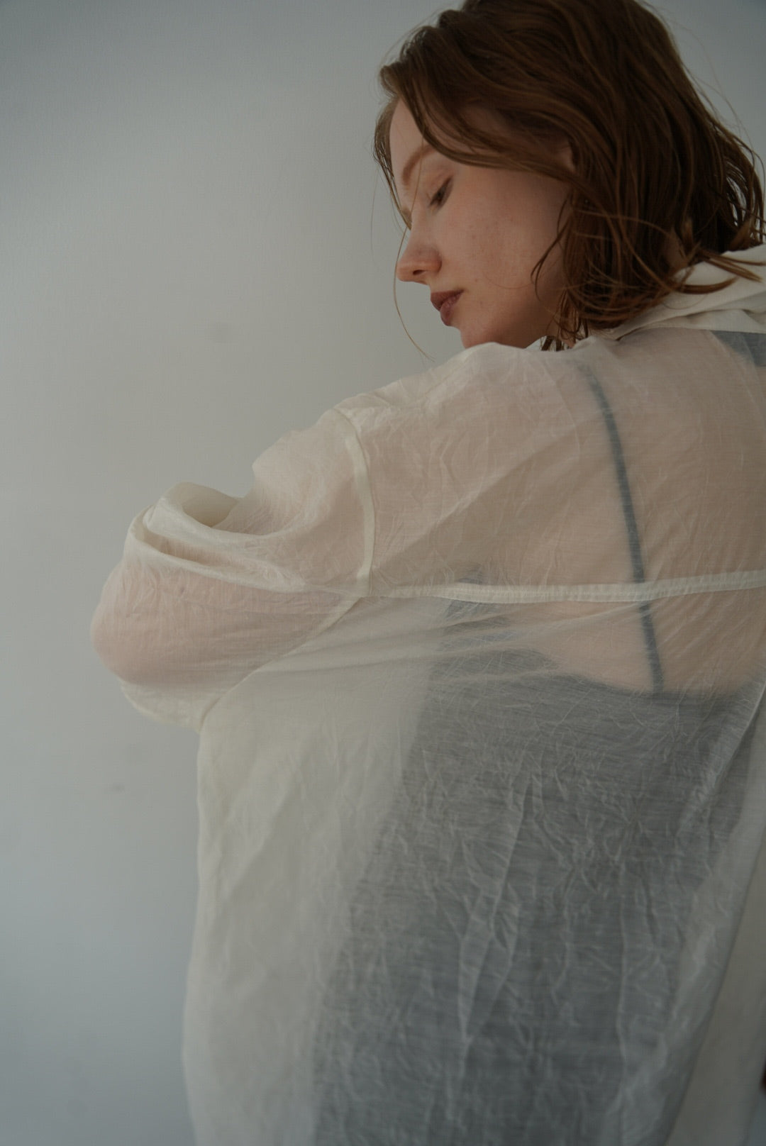 Wrinkle processing shirt