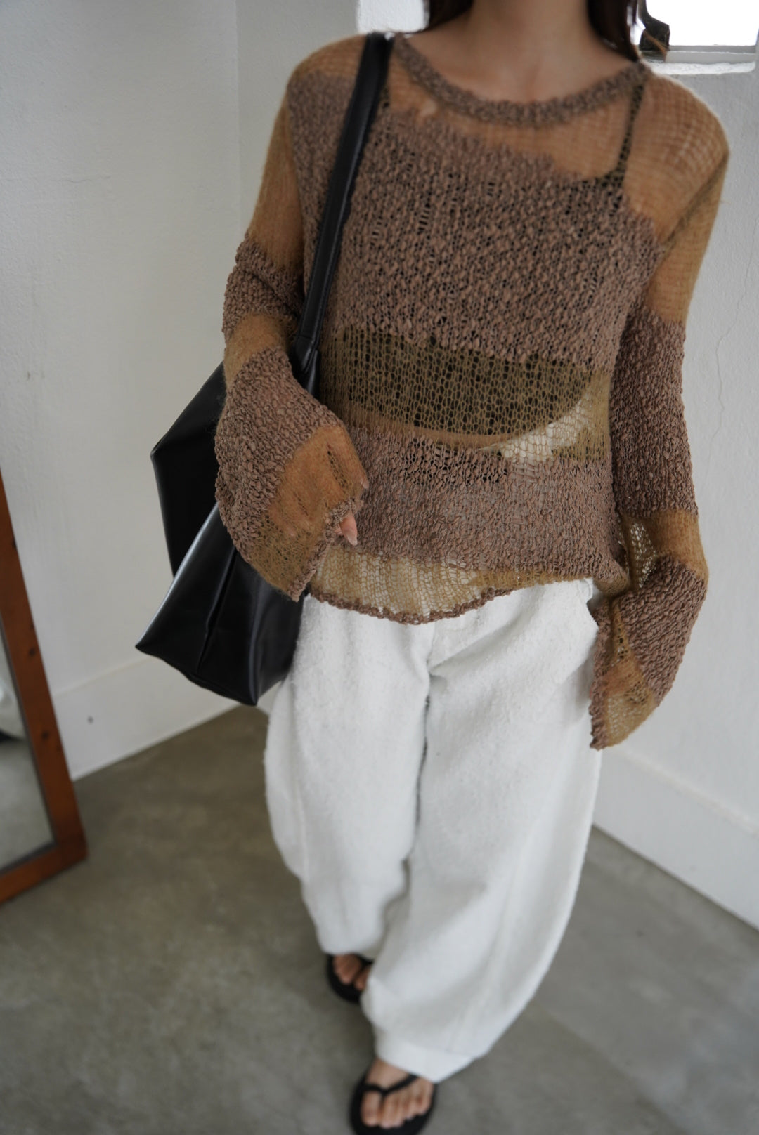 Slab 3D knit top