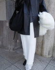Alpaca layered skirt