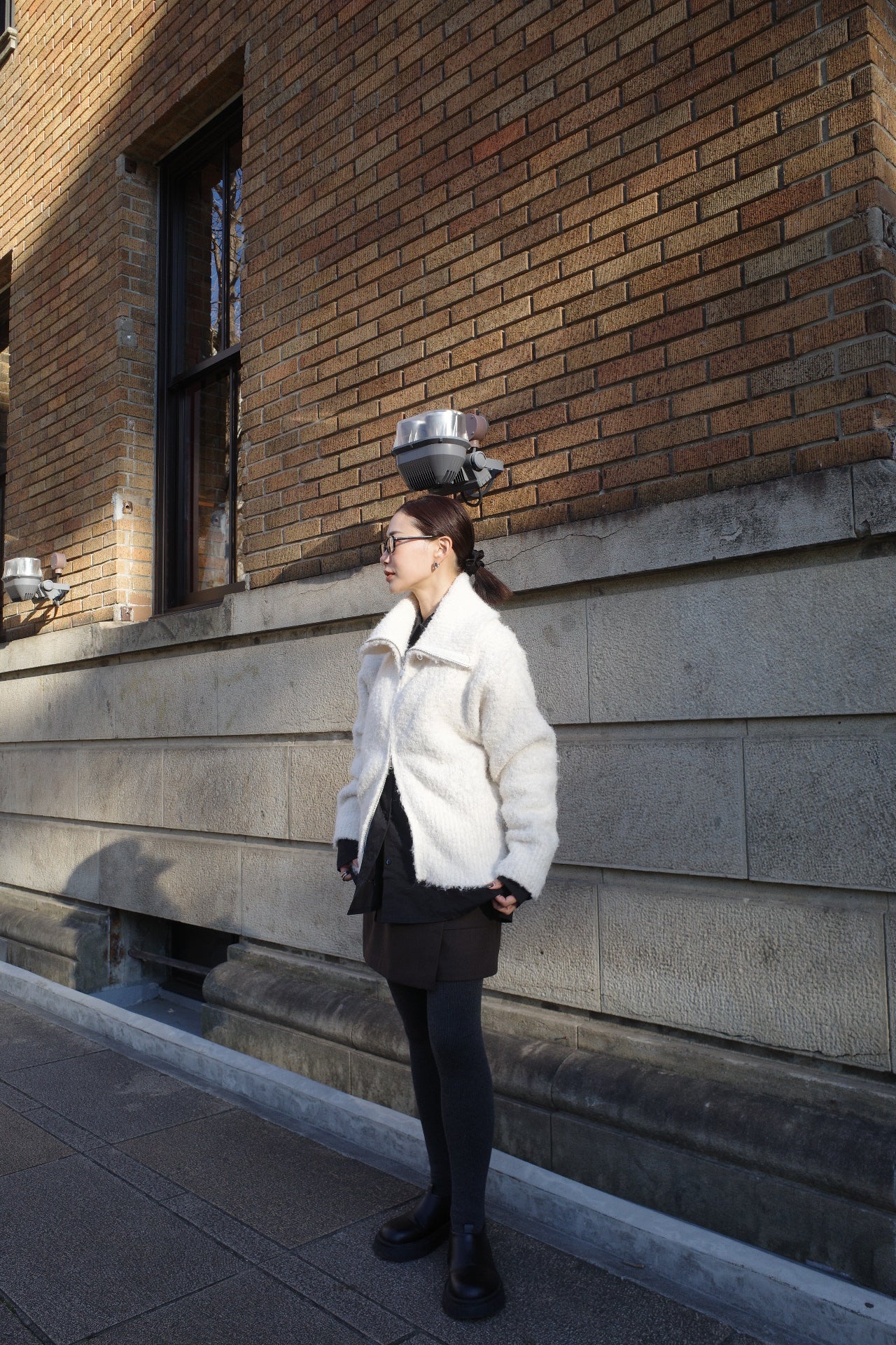 Pocket rap mini skirt