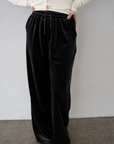 Velour Wide Leg Pants