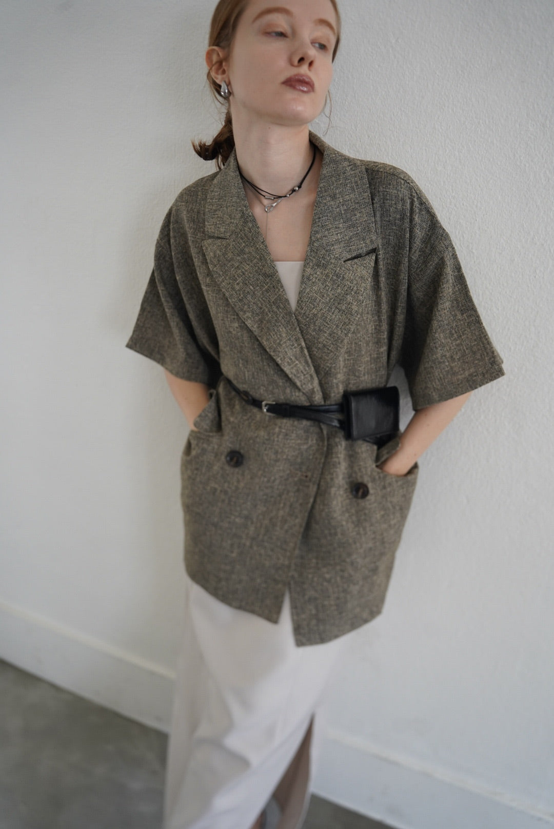 Summer tweed half sleeve JK