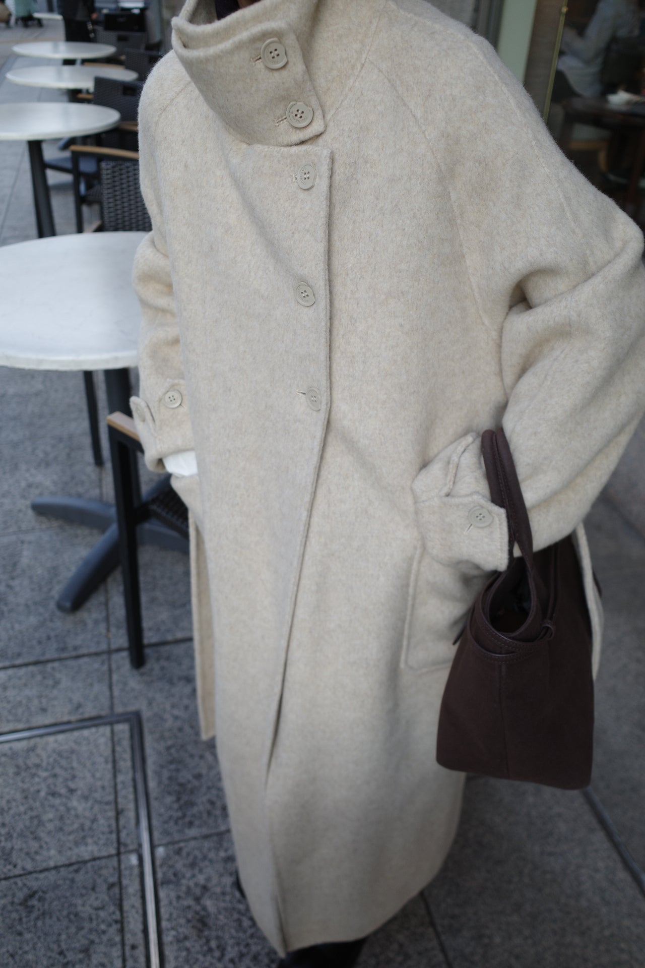【1月下旬発送】Mel wool long coat