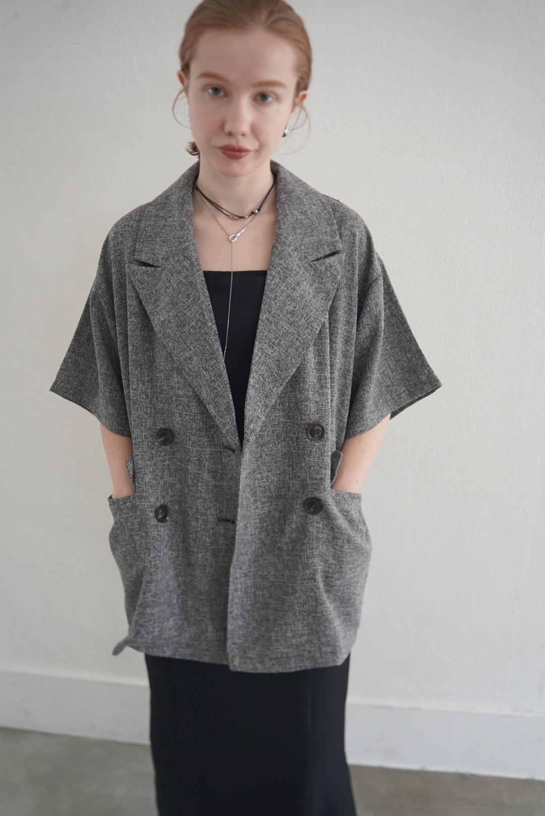 Summer tweed half sleeve JK