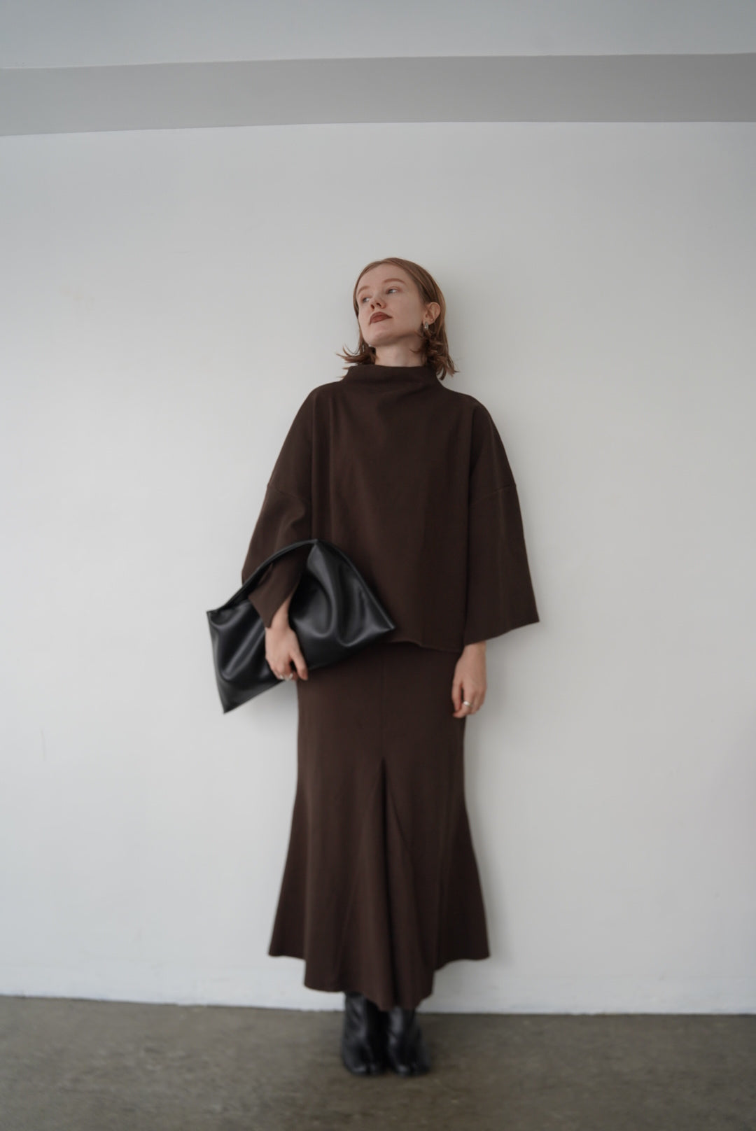 Bottle neck  poncho tops