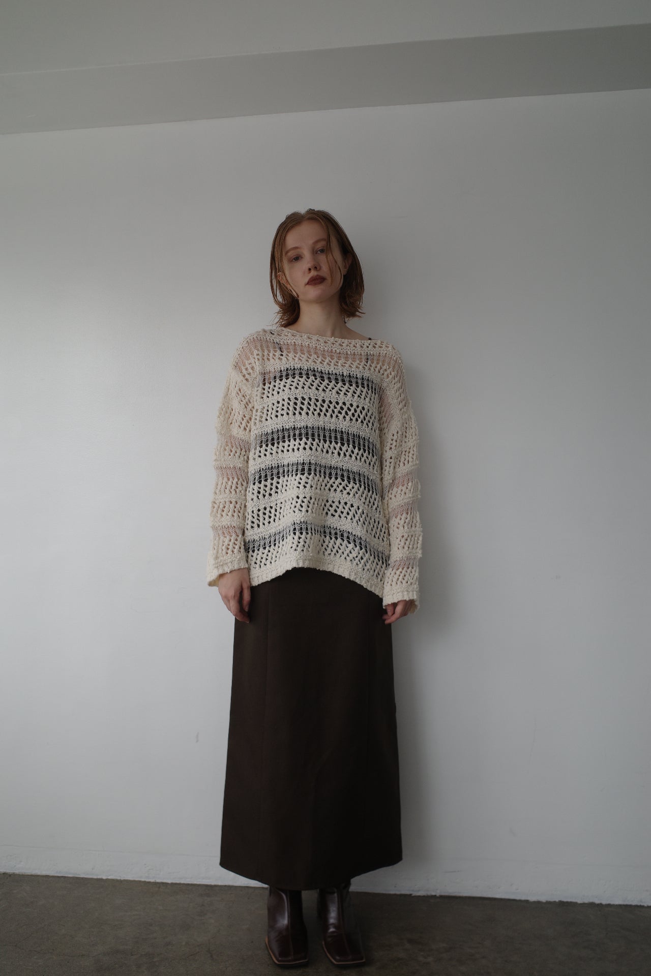 Design pattern sheer knit