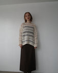 Design pattern sheer knit