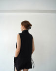 Zip gather half pants SETUP