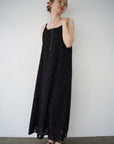 Jacquard camisole one-piece