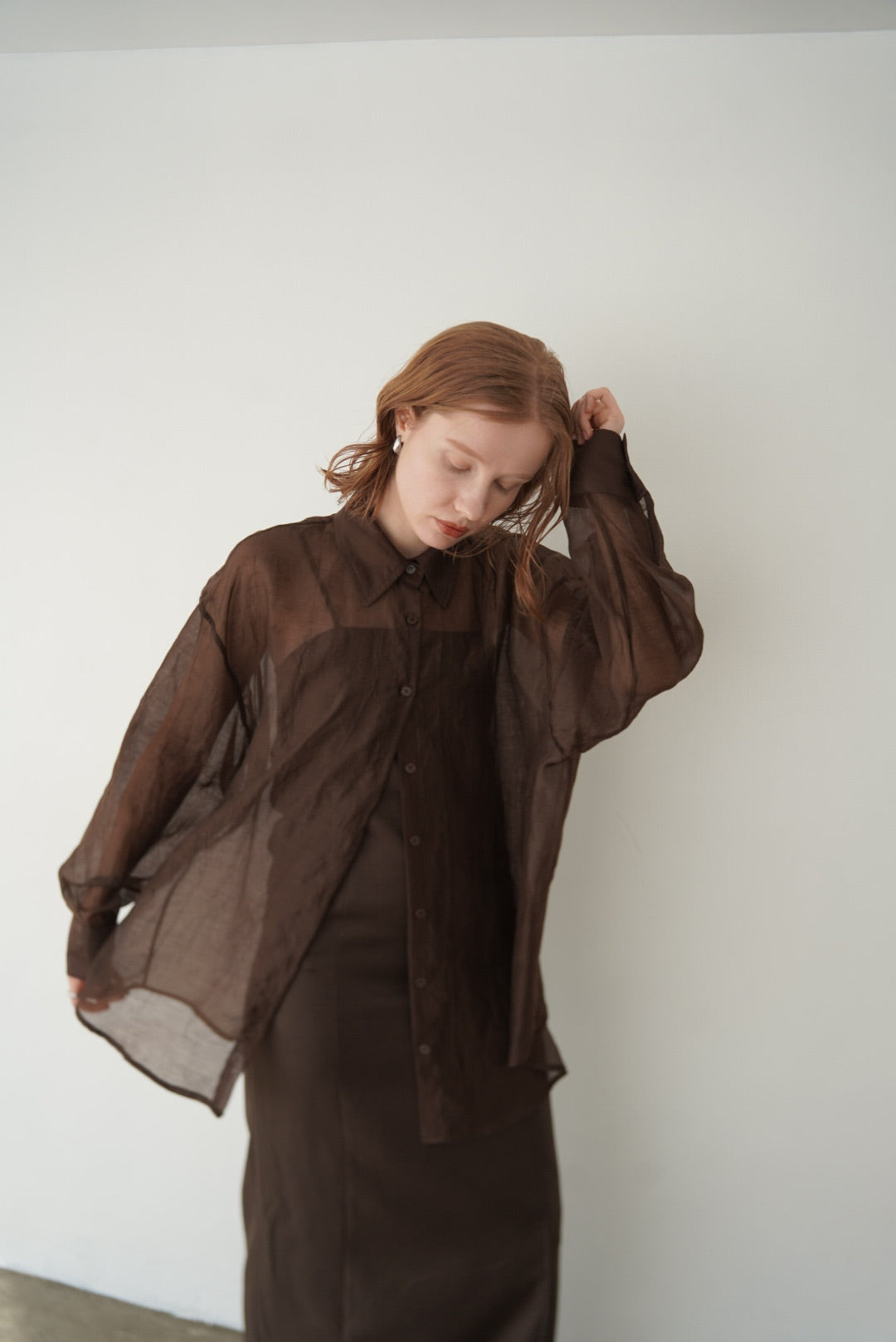 Wrinkle processing shirt