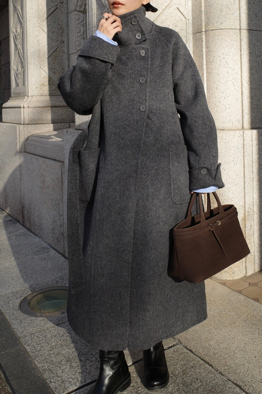 【1月下旬発送】Mel wool long coat
