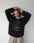 Design pattern sheer knit