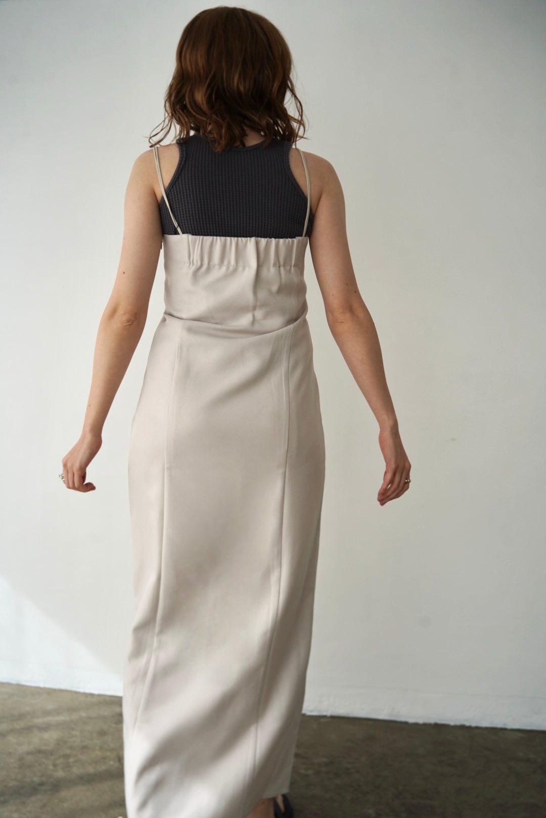 Twill camisole one-piece