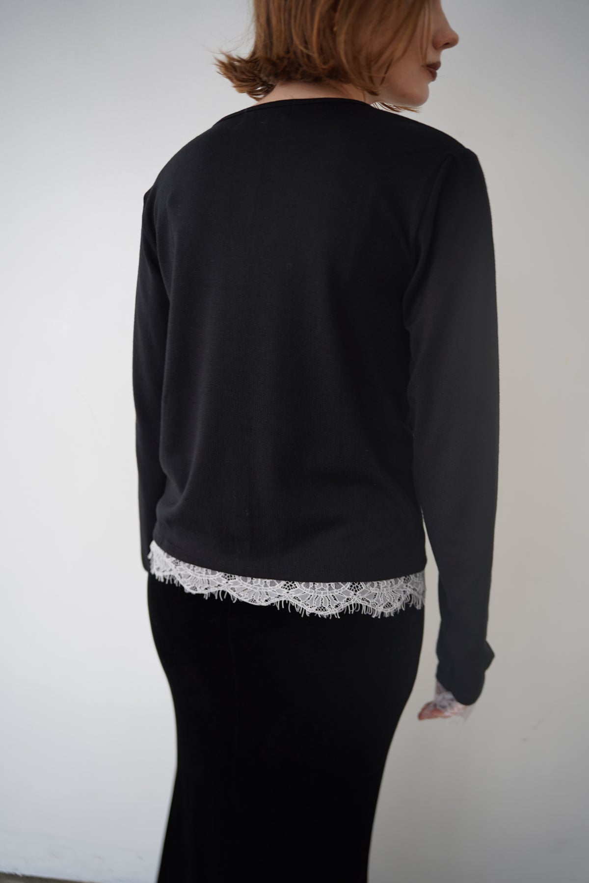Cut lib race docking cardigan
